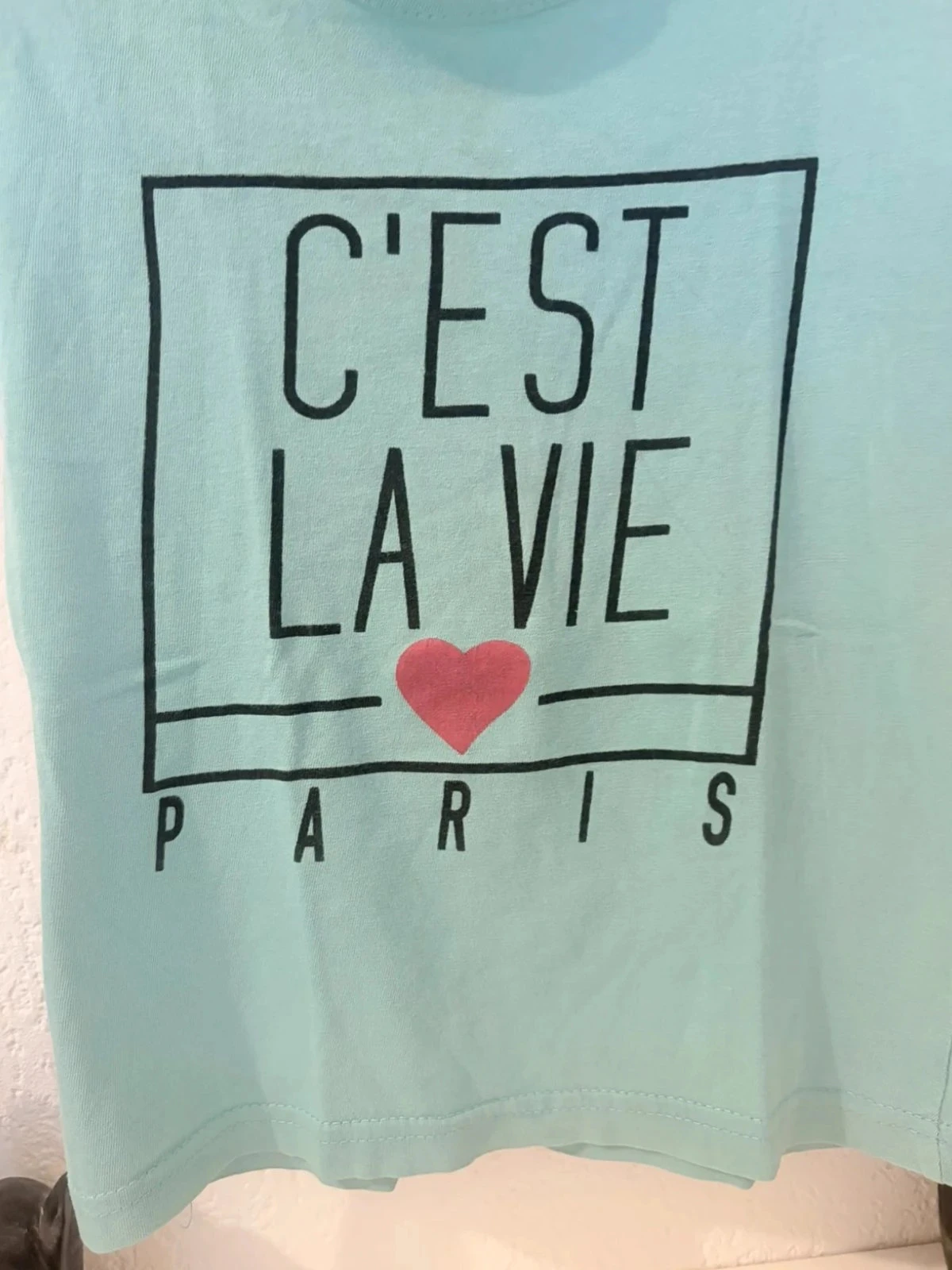 Camiseta "C'est la vie Paris" - Little Girls - Azul Pastel - 2 años – photo 3